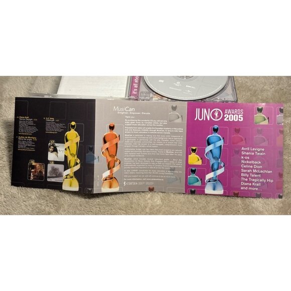 Juno Awards 2005 Compilation CD Avril Lavigne Shania Twain Nickelback & More - Picture 6 of 9